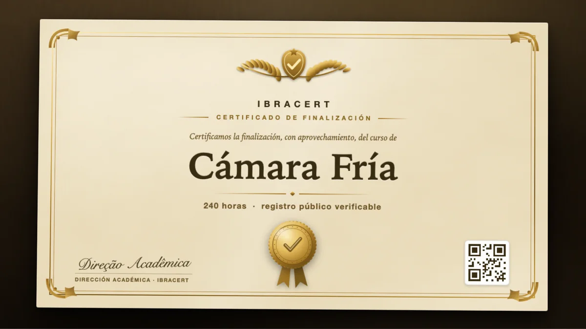 Portada del curso Cámara Fría