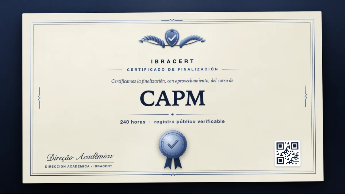 Portada del curso CAPM