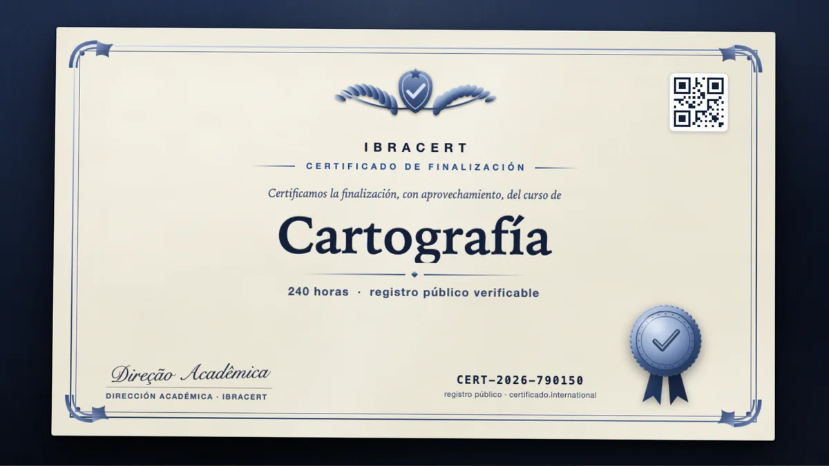 Portada del curso Cartografía