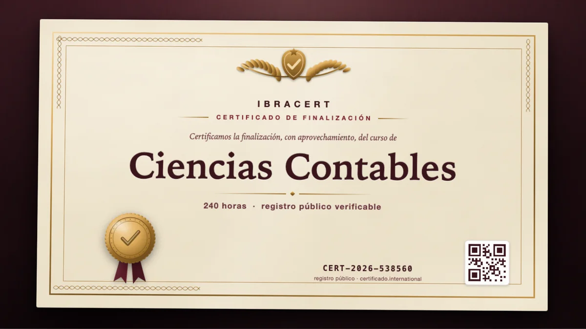 Portada del curso Ciencias Contables
