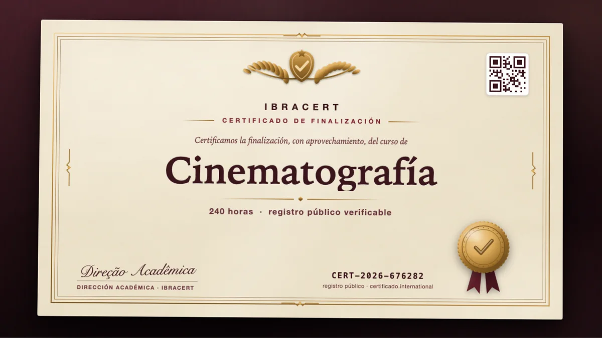 Portada del curso Cinematografía