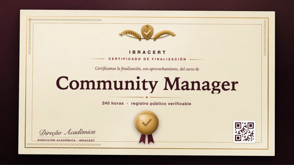 Portada del curso Community Manager