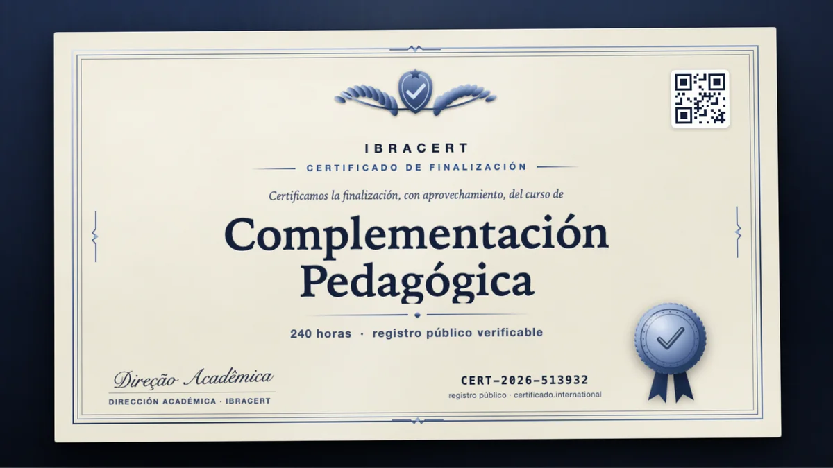 Portada del curso Complementación Pedagógica