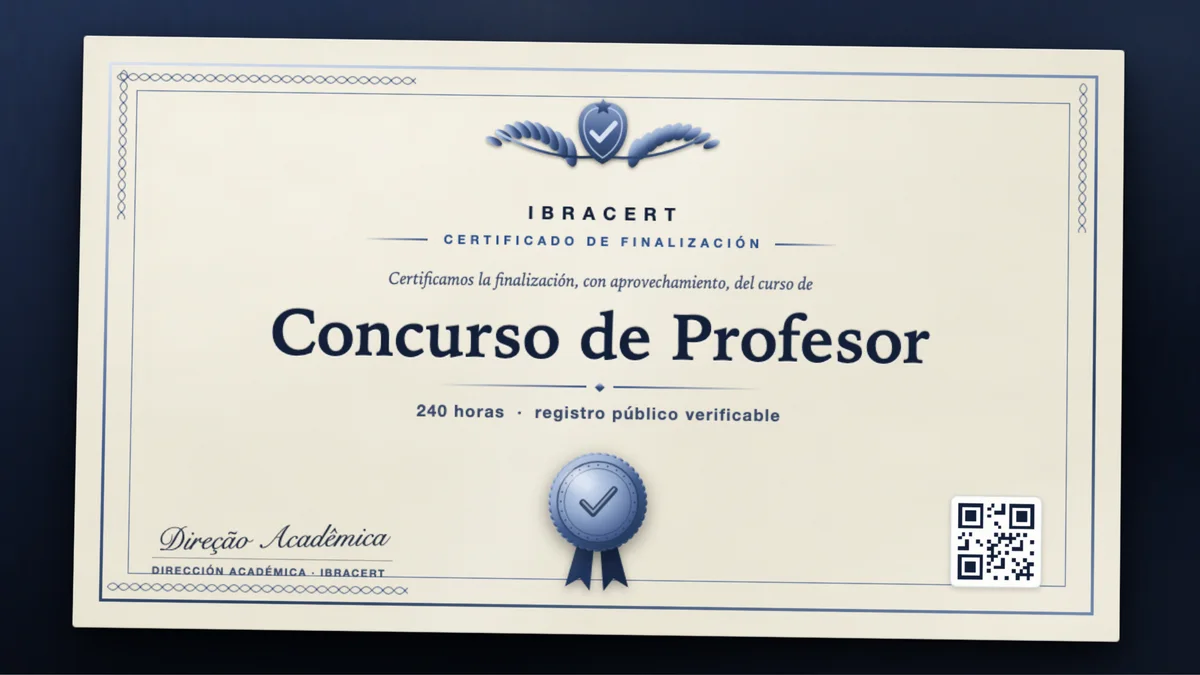 Portada del curso Concurso de Profesor