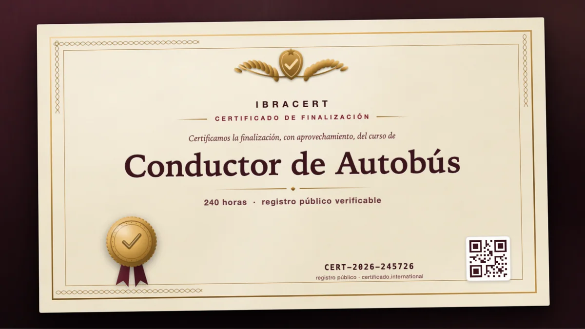 Portada del curso Conductor de Autobús