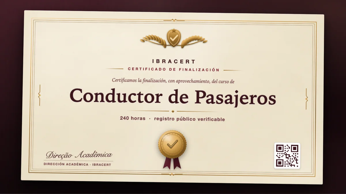 Portada del curso Conductor de Pasajeros