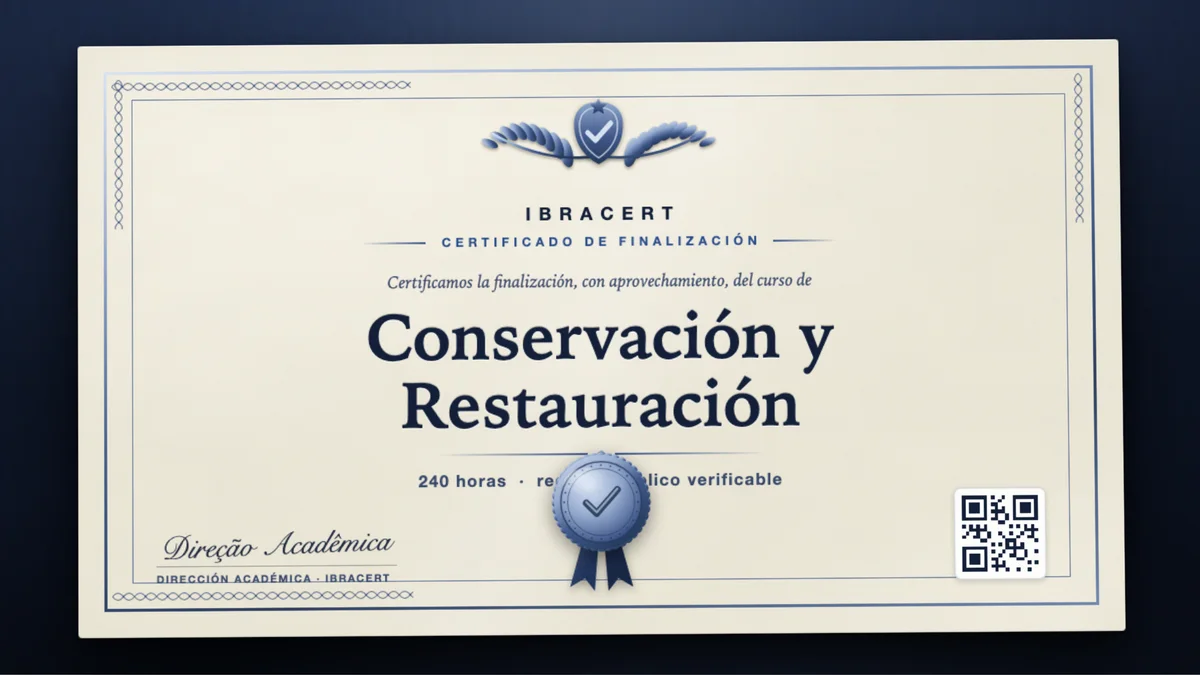 Portada del curso Conservación y Restauración