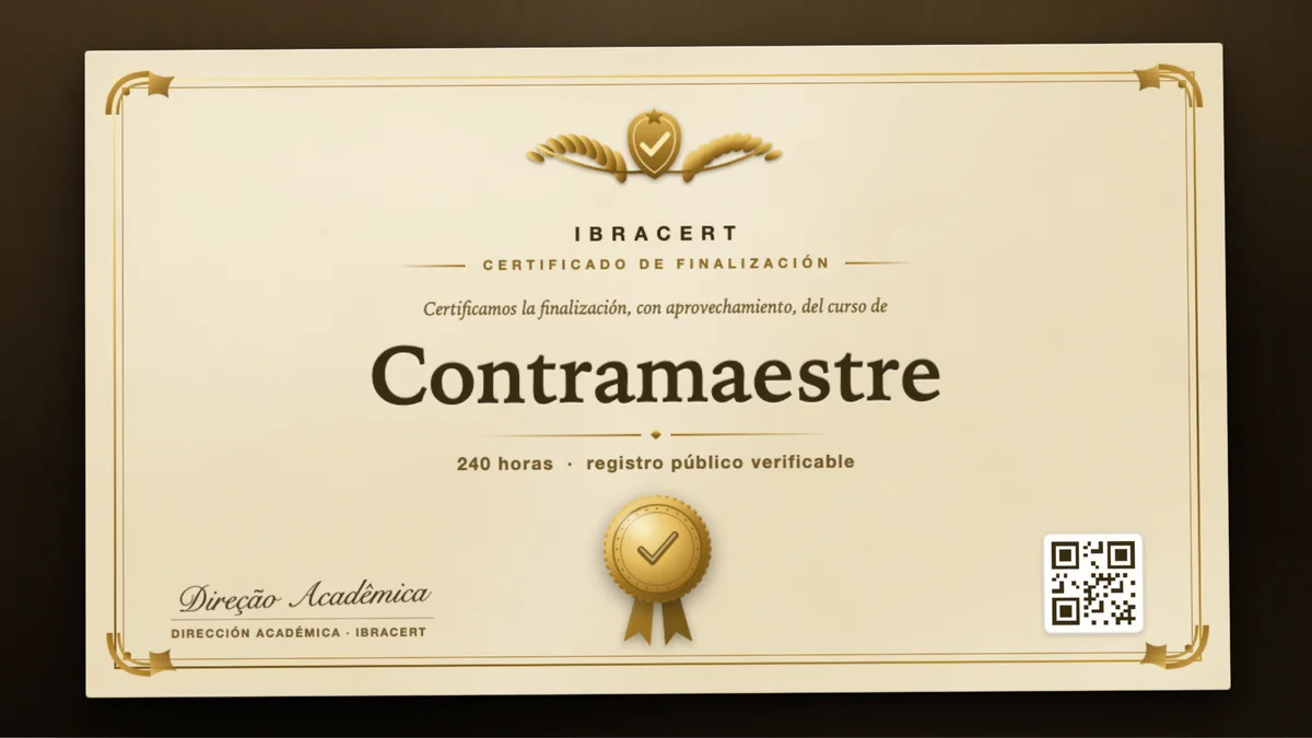 Portada del curso Contramaestre
