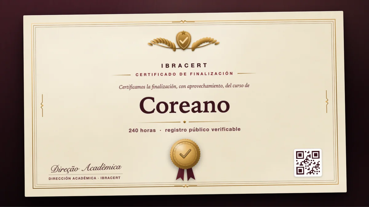 Portada del curso Coreano