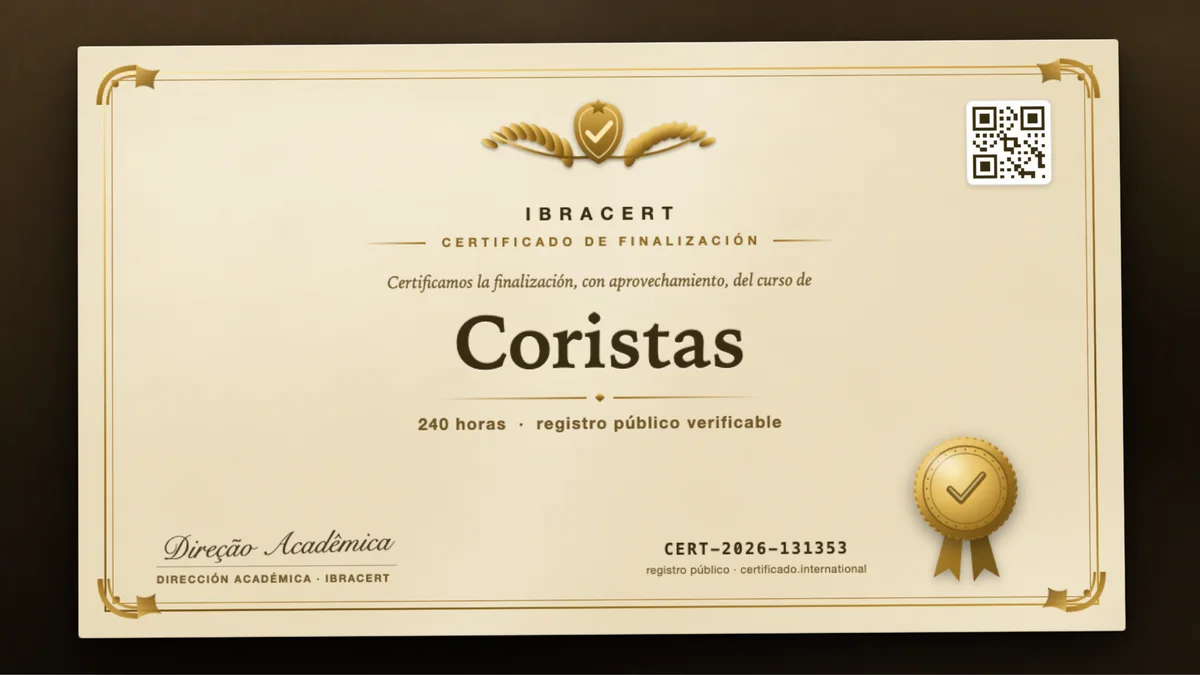 Portada del curso Coristas