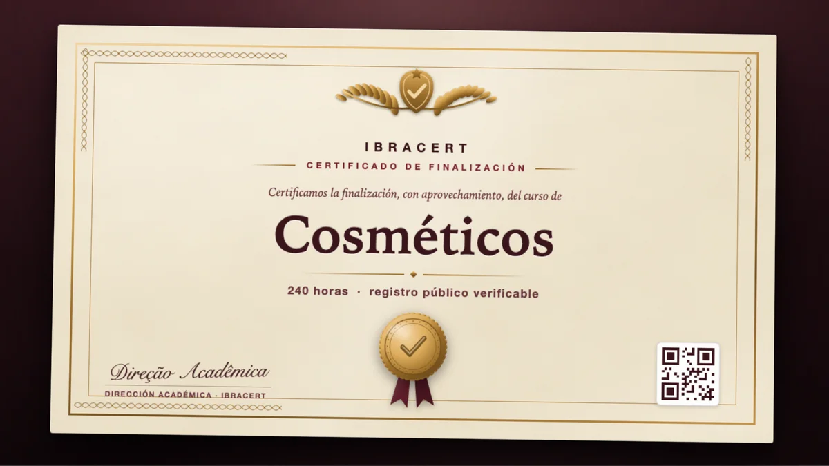 Portada del curso Cosméticos