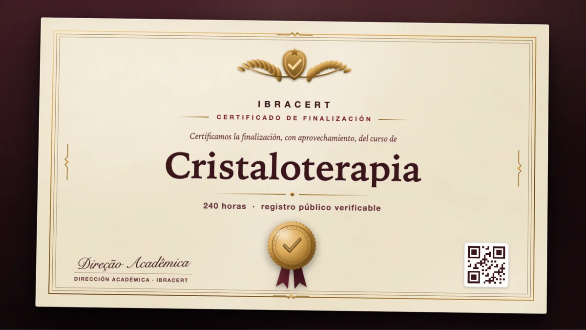 Portada del curso Cristaloterapia