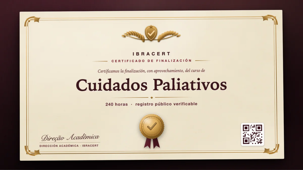 Portada del curso Cuidados Paliativos
