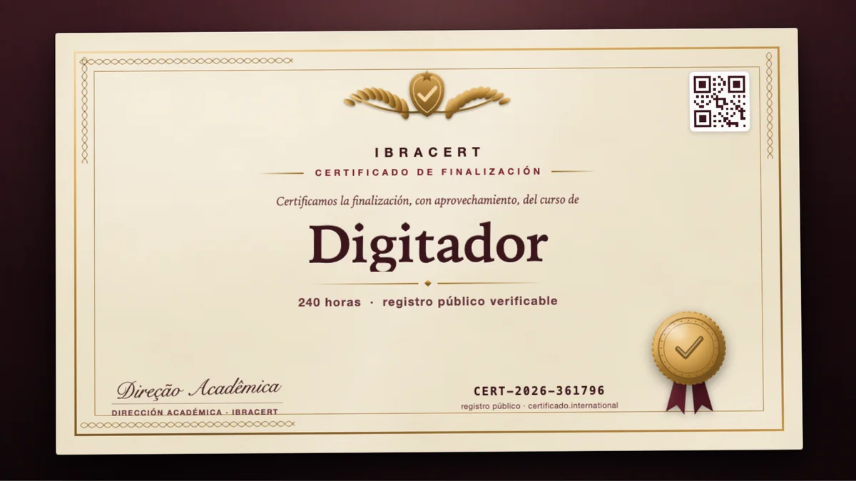 Portada del curso Digitador
