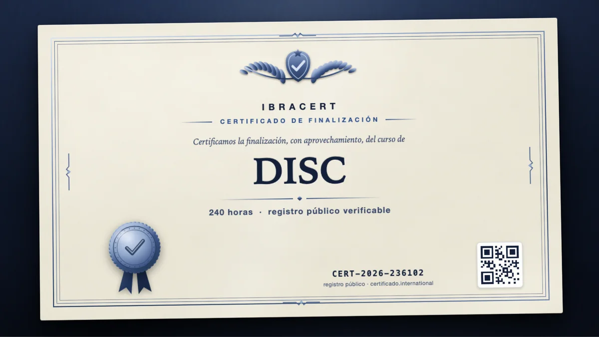 Portada del curso DISC