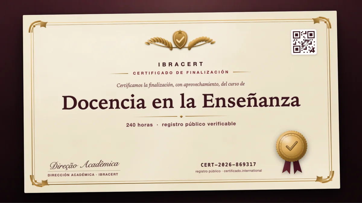 Portada del curso Docencia en la Enseñanza