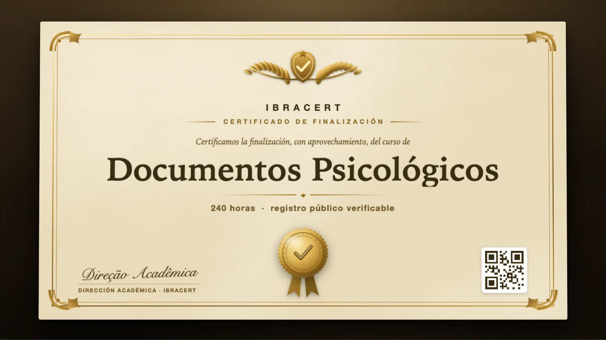 Portada del curso Documentos Psicológicos