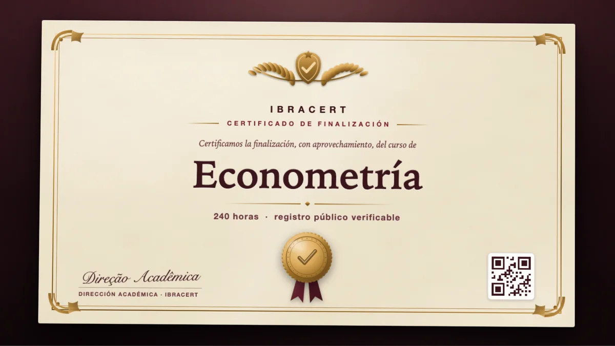 Portada del curso Econometría
