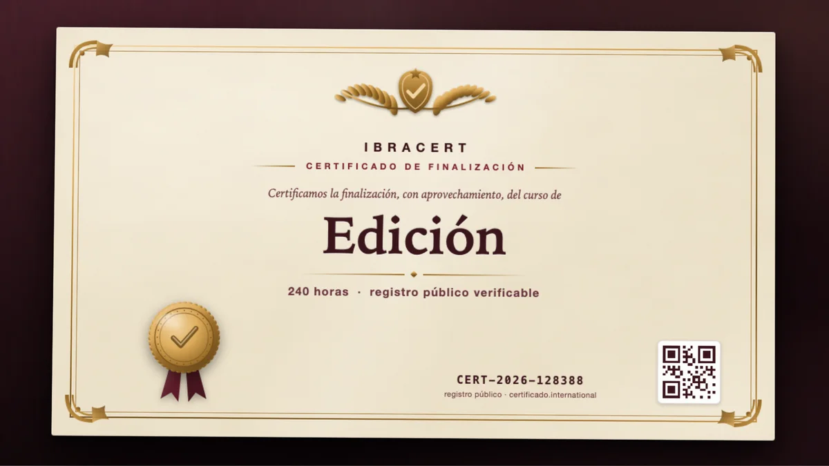 Portada del curso Edición