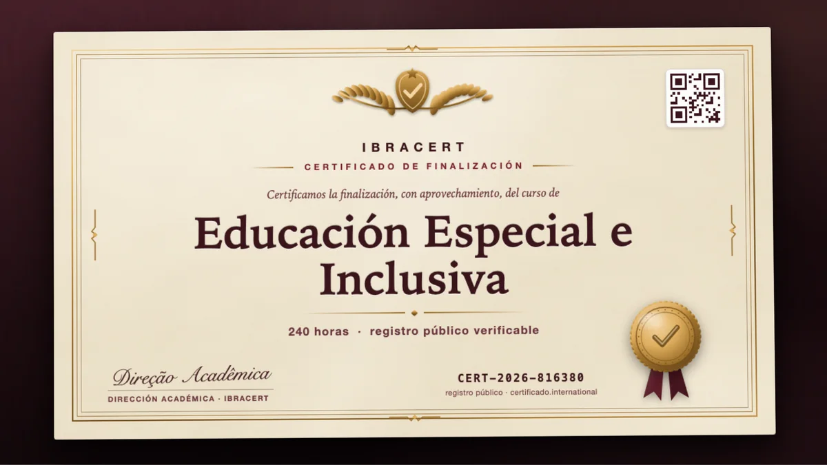 Portada del curso Educación Especial e Inclusiva