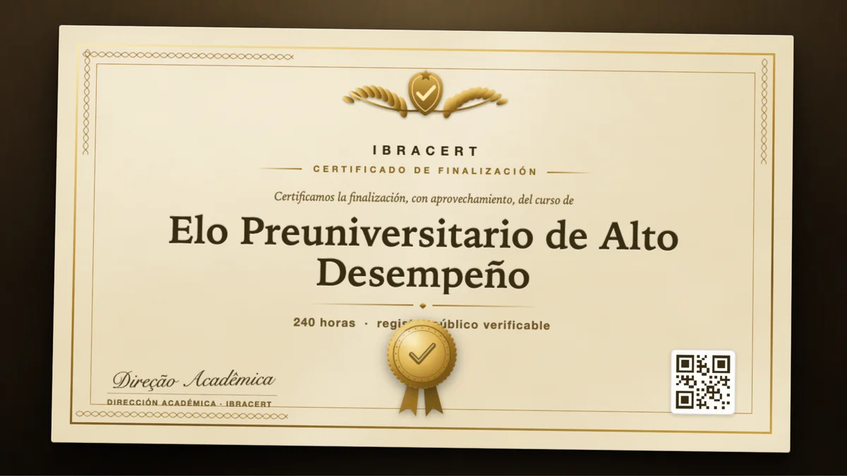 Portada del curso Elo Preuniversitario de Alto Desempeño
