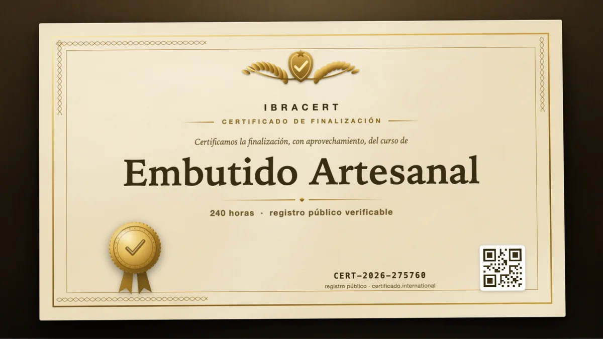 Portada del curso Embutido Artesanal