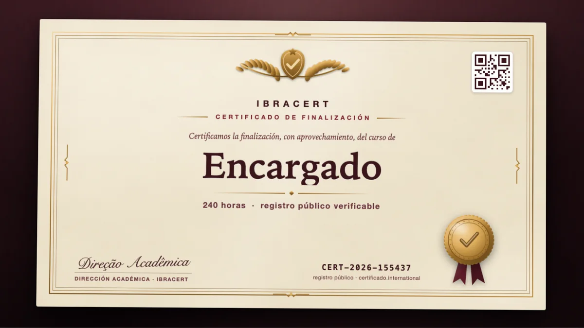 Portada del curso Encargado