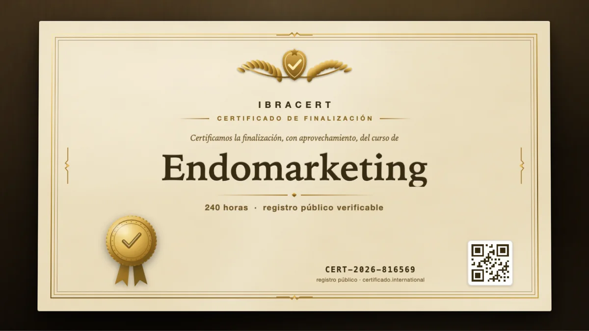 Portada del curso Endomarketing