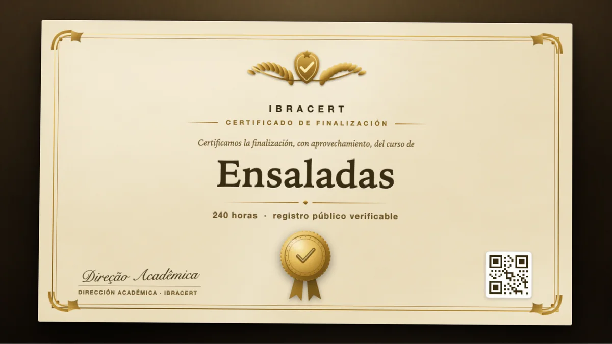 Portada del curso Ensaladas