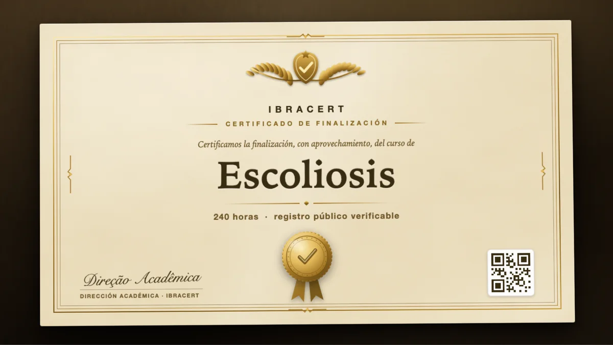 Portada del curso Escoliosis