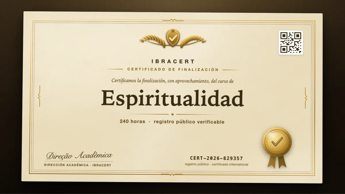Portada del curso Espiritualidad