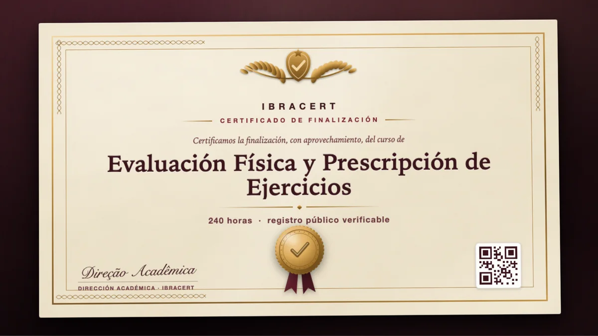 Portada del curso Evaluación Física y Prescripción de Ejercicios
