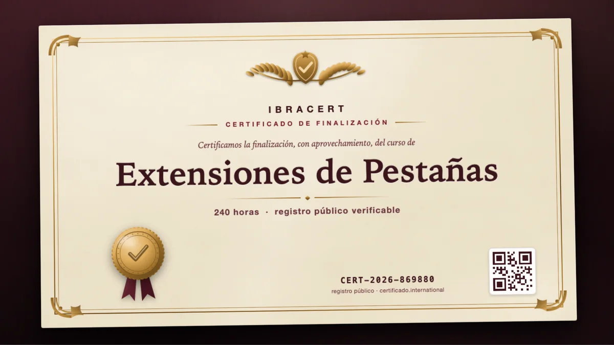 Portada del curso Extensiones de Pestañas