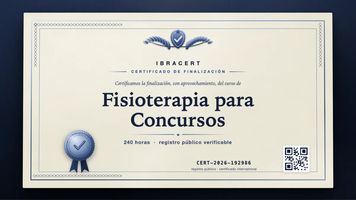Portada del curso Fisioterapia para Concursos