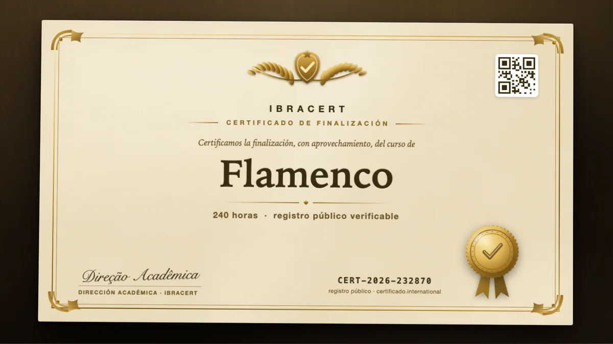 Portada del curso Flamenco