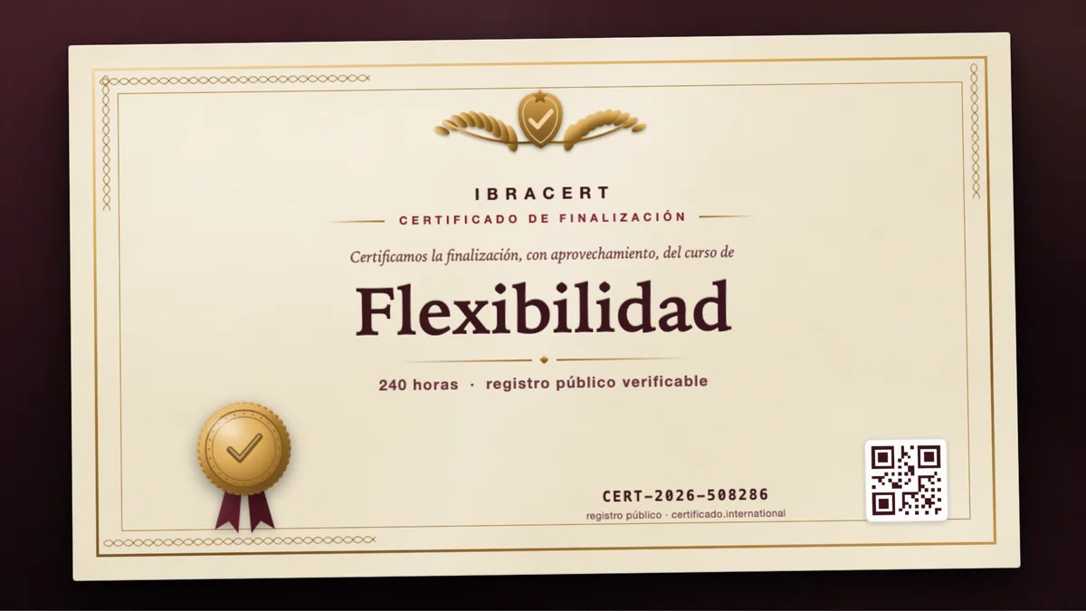Portada del curso Flexibilidad