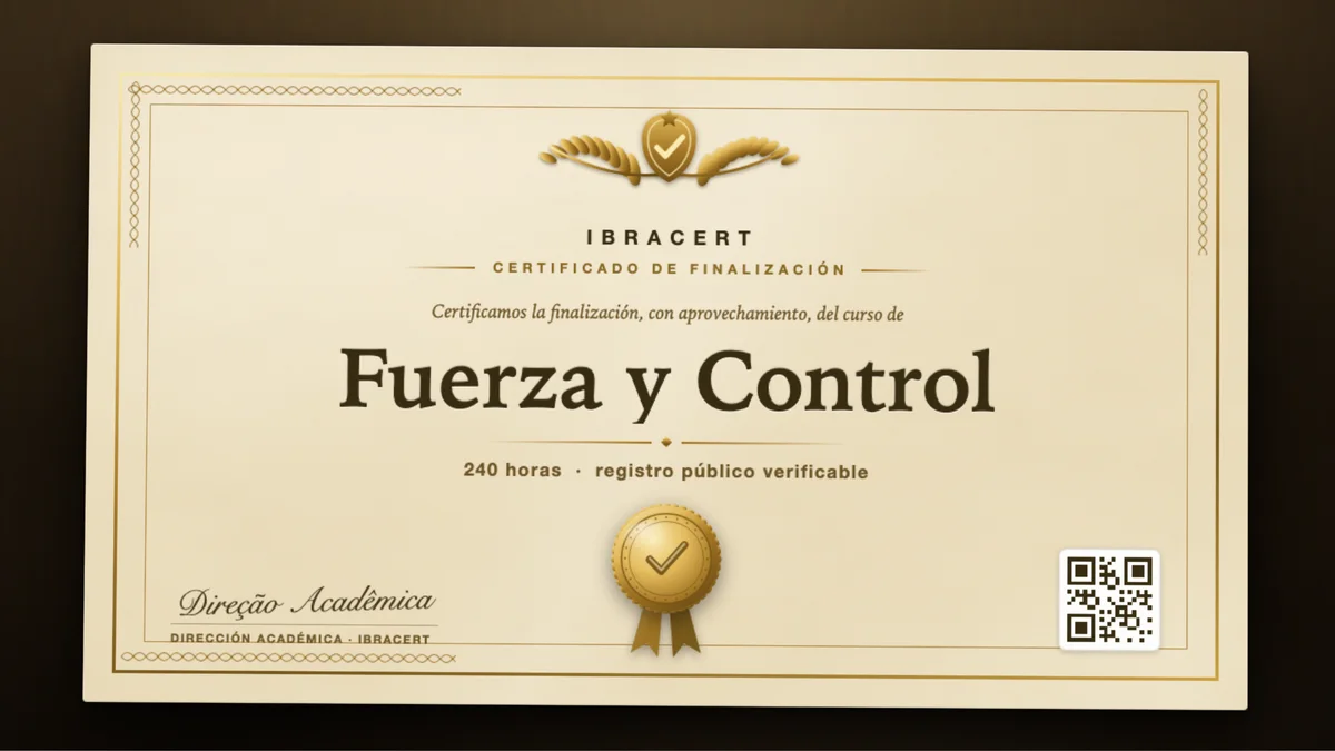Portada del curso Fuerza y Control