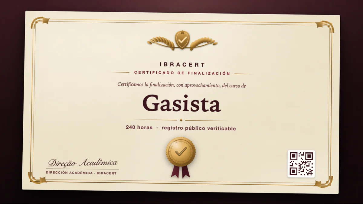 Portada del curso Gasista