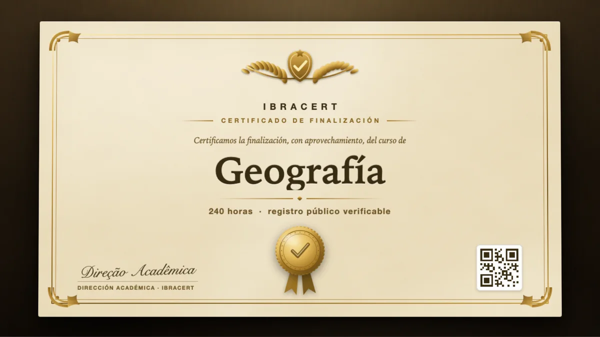 Portada del curso Geografía