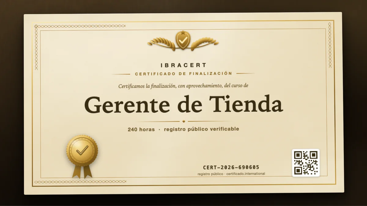 Portada del curso Gerente de Tienda