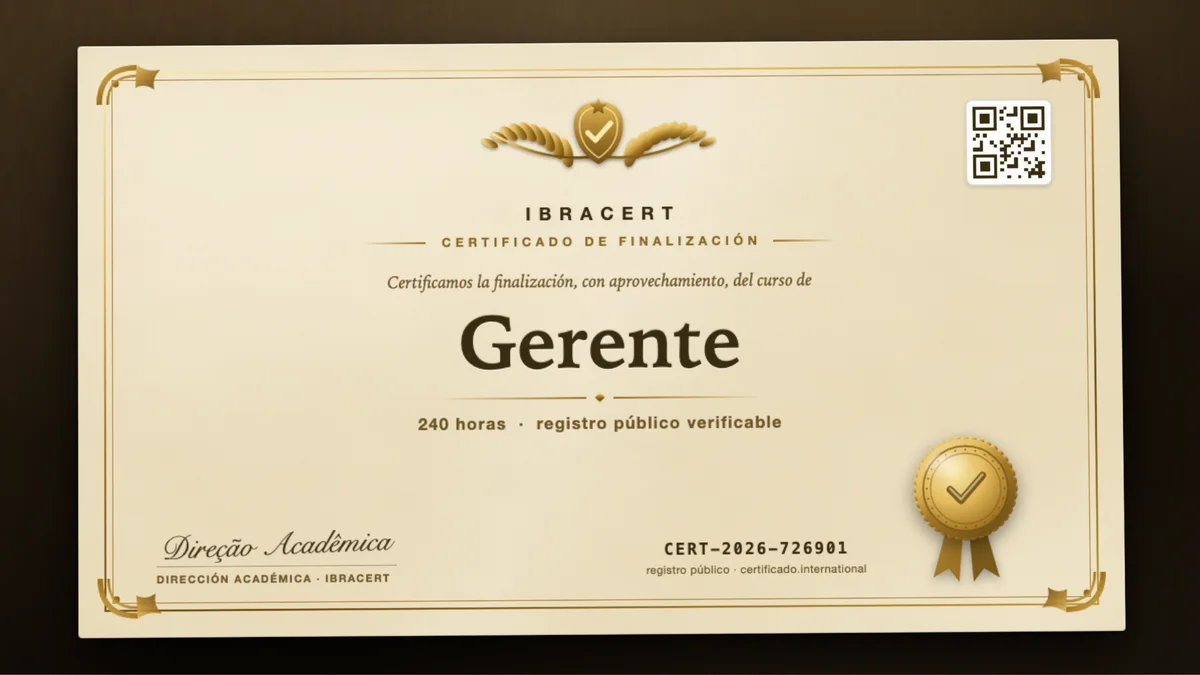 Portada del curso Gerente