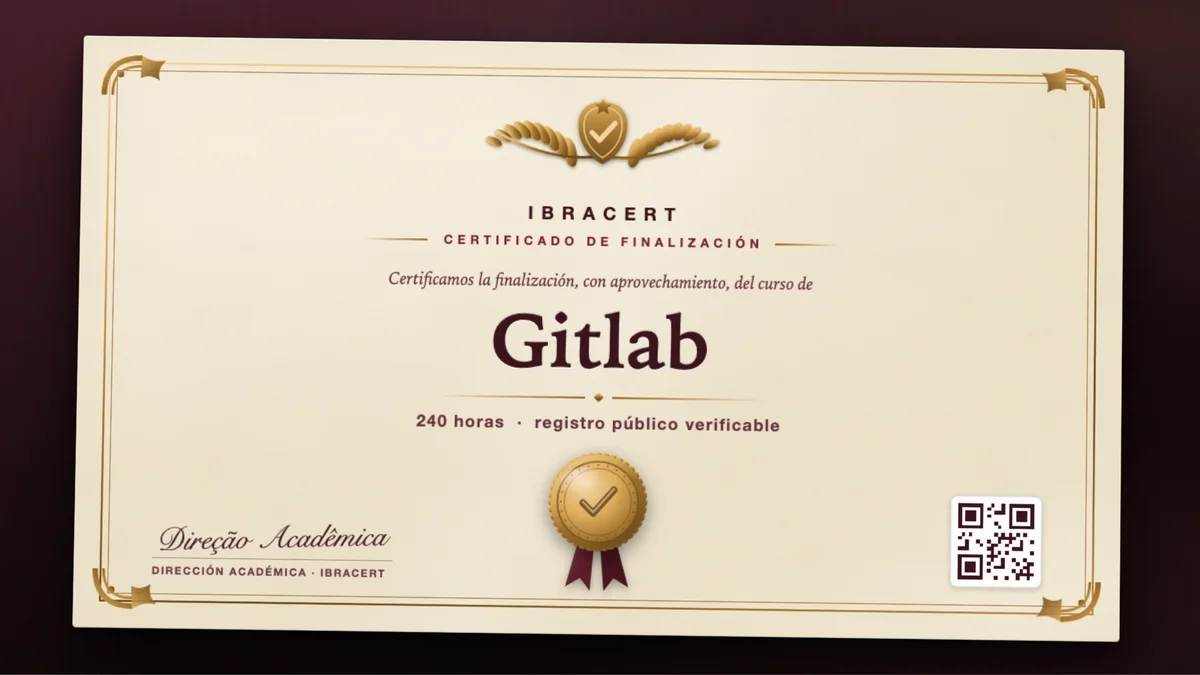Portada del curso Gitlab