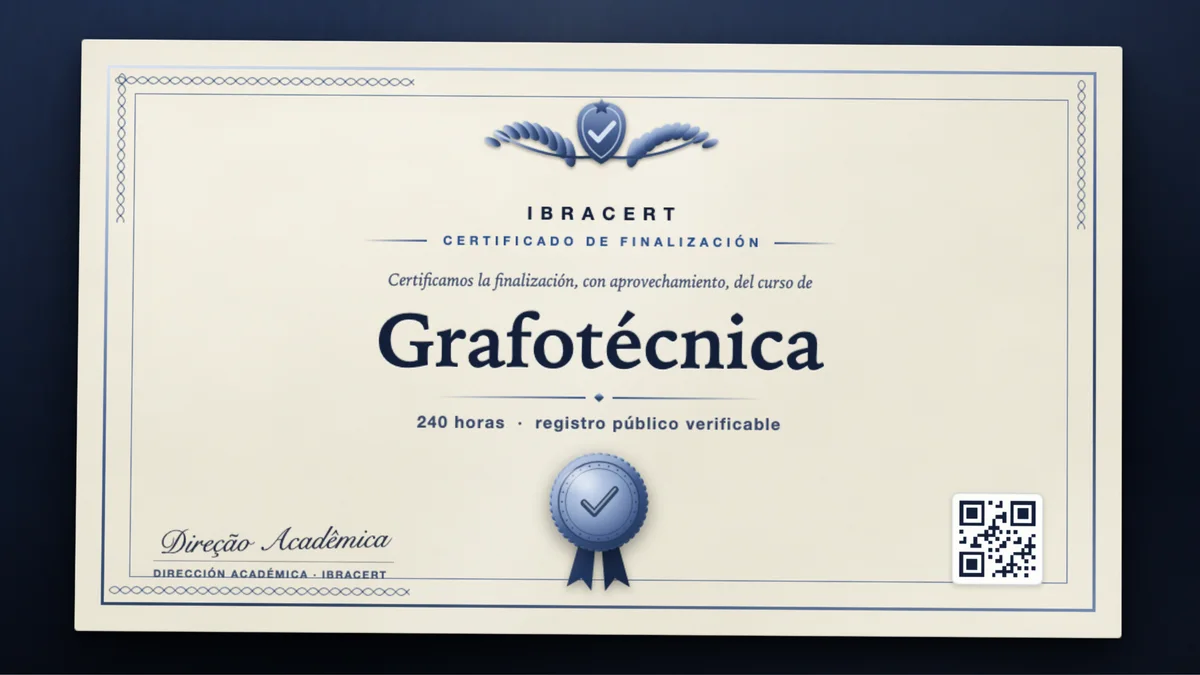 Portada del curso Grafotécnica