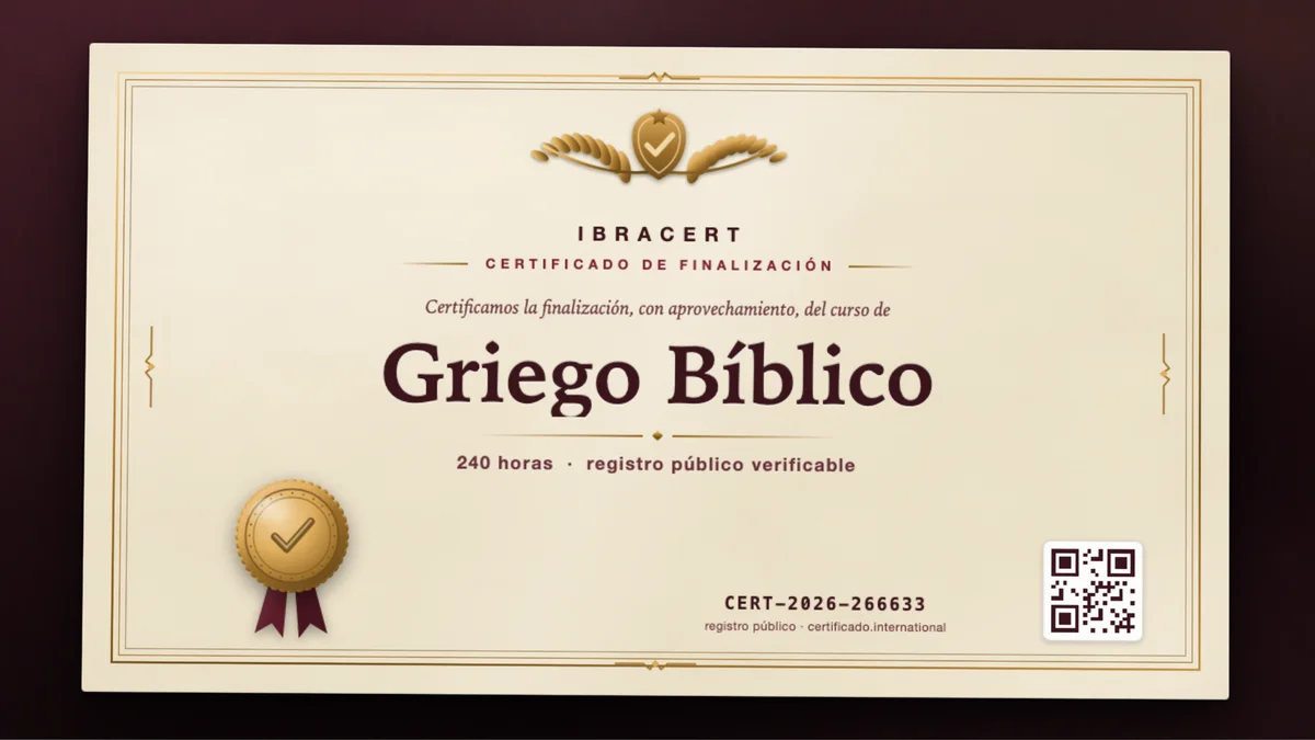 Portada del curso Griego Bíblico