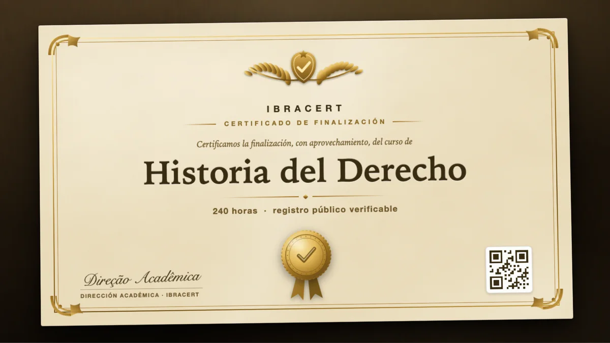 Portada del curso Historia del Derecho