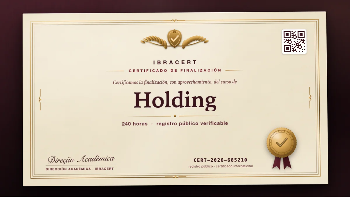 Portada del curso Holding
