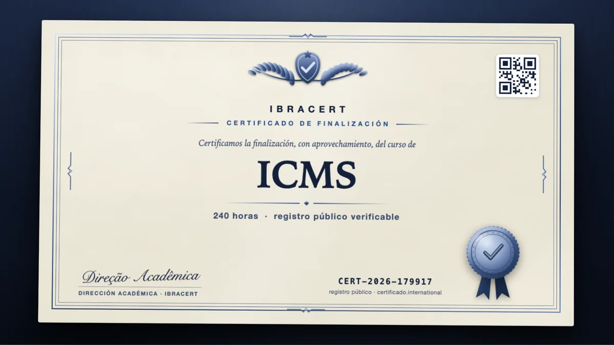 Portada del curso ICMS