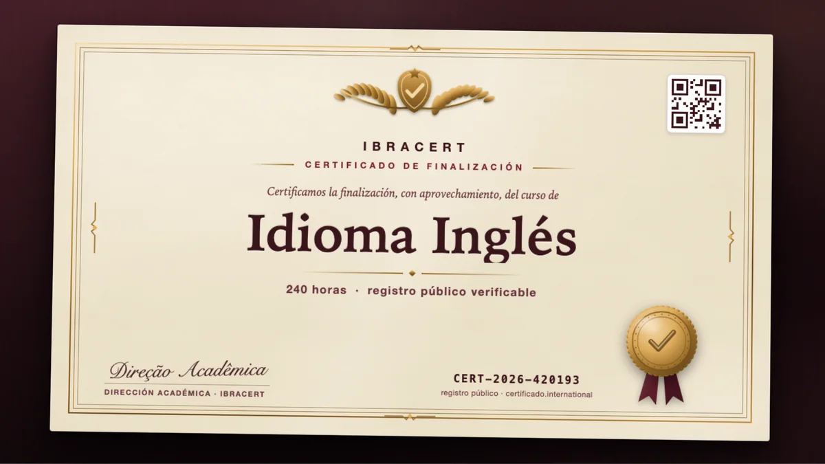 Portada del curso Idioma Inglés