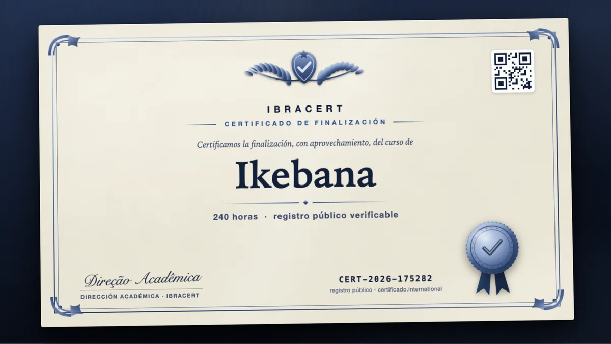 Portada del curso Ikebana