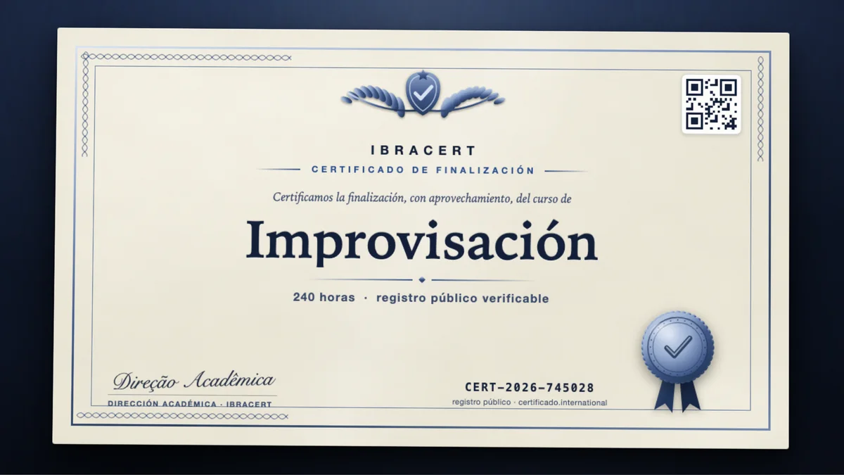 Portada del curso Improvisación